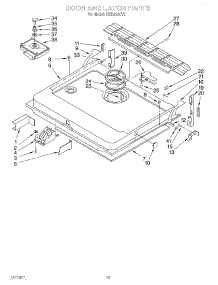 12 - Door And Latch parts for Kitchenaid Dishwasher KUDJ230Y2 from AppliancePartsPros.com