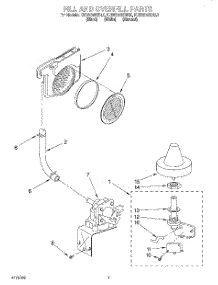 06 - Fill And Overfill parts for Kitchenaid Dishwasher KUDS24SEBL0 from AppliancePartsPros.com