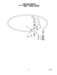 06 - Heater parts for Kitchenaid Dishwasher KUDI230B0 from AppliancePartsPros.com