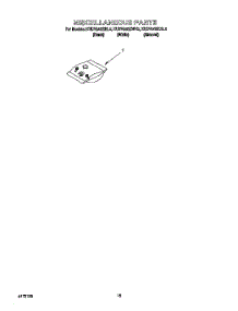 12 - Miscellaneous, Lit / Optional parts for Kitchenaid Dishwasher KUDV24SEWH2 from AppliancePartsPros.com