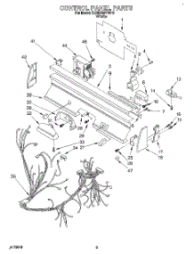 03 - Control Panel, Lit / Optional parts for Kitchenaid Dishwasher KUDD230YWH1 from AppliancePartsPros.com