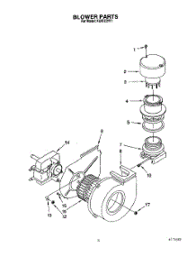 03 - Blower parts for Kitchenaid Dishwasher KUDI22HT1 from AppliancePartsPros.com