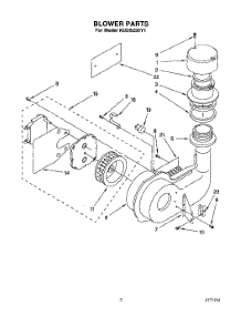 02 - Blower parts for Kitchenaid Dishwasher KUDS230Y1 from AppliancePartsPros.com