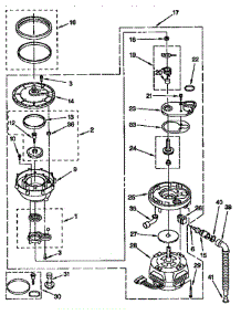 Pump And Motor parts for Kitchenaid Dishwasher KUDI23BWH0 from AppliancePartsPros.com