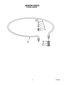 07 - Heater parts for Kitchenaid Dishwasher KUDB22HT0 from AppliancePartsPros.com