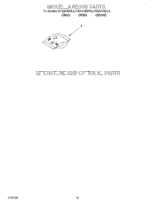 12 - Miscellaneous, Lit / Optional parts for Kitchenaid Dishwasher KUDI24SEWH2 from AppliancePartsPros.com