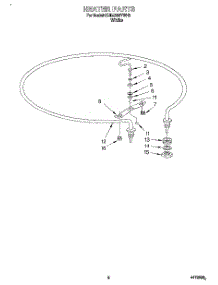 06 - Heater parts for Kitchenaid Dishwasher KUDJ230YWH3 from AppliancePartsPros.com