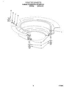 06 - Heater parts for Kitchenaid Dishwasher KUDA230YWH2 from AppliancePartsPros.com