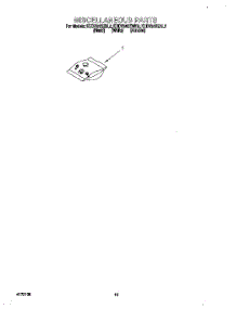 12 - Miscellaneous, Lit / Optional parts for Kitchenaid Dishwasher KUDV24SEWH0 from AppliancePartsPros.com