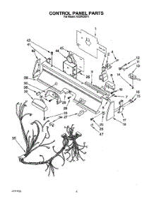 03 - Control Panel, Lit / Optional parts for Kitchenaid Dishwasher KUDH230Y1 from AppliancePartsPros.com