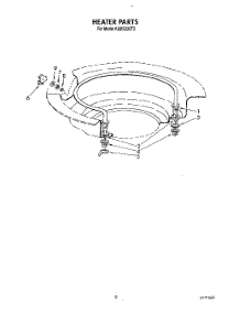 07 - Heater parts for Kitchenaid Dishwasher KUDS220T3 from AppliancePartsPros.com