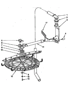 Upper Wash And Rinse parts for Kitchenaid Dishwasher KUDT23HY3 from AppliancePartsPros.com