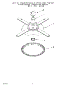 04 - Lower Washarm And Strainer parts for Kitchenaid Dishwasher KUDS24SEAL2 from AppliancePartsPros.com