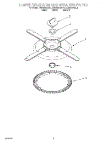 04 - Lower Washarm And Strainer parts for Kitchenaid Dishwasher KUDR24SEBL1 from AppliancePartsPros.com