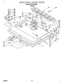 12 - Door And Latch parts for Kitchenaid Dishwasher KUDP23HB0 from AppliancePartsPros.com