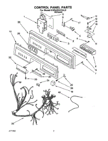 03 - Control Panel, Literature And Optional parts for Kitchenaid Dishwasher KUDA23HYAL0 from AppliancePartsPros.com