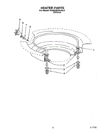06 - Heater parts for Kitchenaid Dishwasher KUDA23HYAL0 from AppliancePartsPros.com