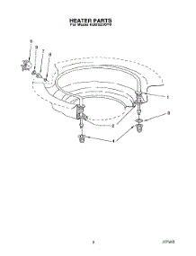 07 - Heater parts for Kitchenaid Dishwasher KUDS230Y0 from AppliancePartsPros.com