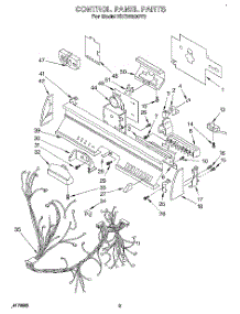 03 - Control Panel, Lit / Optional parts for Kitchenaid Dishwasher KUDS230Y2 from AppliancePartsPros.com