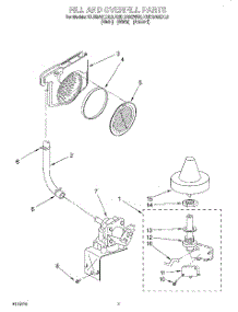 06 - Fill And Overfill parts for Kitchenaid Dishwasher KUDI24SEBL0 from AppliancePartsPros.com