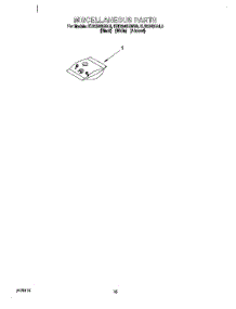 12 - Miscellaneous, Lit / Optional parts for Kitchenaid Dishwasher KUDI24SEBL0 from AppliancePartsPros.com