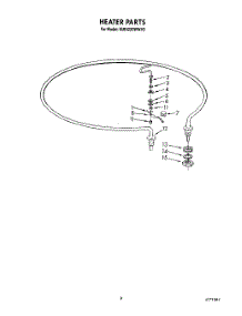 07 - Heater parts for Kitchenaid Dishwasher KUDI220WWH3 from AppliancePartsPros.com