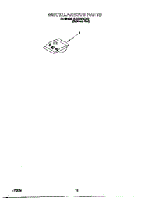 12 - Miscellaneous, Lit / Optional parts for Kitchenaid Dishwasher KUDS24SEBS0 from AppliancePartsPros.com