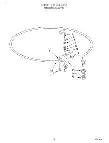 06 - Heater parts for Kitchenaid Dishwasher KUDJ23HY2 from AppliancePartsPros.com