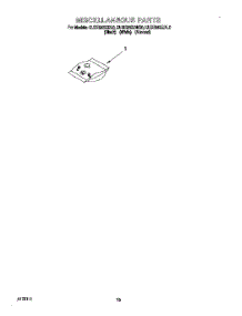 12 - Miscellaneous, Lit / Optional parts for Kitchenaid Dishwasher KUDR24SEBL0 from AppliancePartsPros.com