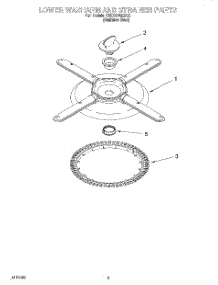 04 - Lower Washarm And Strainer parts for Kitchenaid Dishwasher KUDS24SEBS3 from AppliancePartsPros.com