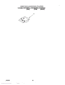 12 - Miscellaneous, Lit / Optional parts for Kitchenaid Dishwasher KUDV24SEWH4 from AppliancePartsPros.com