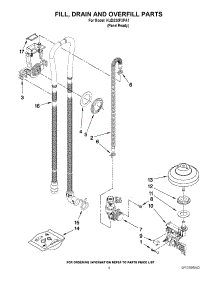 04 - Fill, Drain And Overfill Parts parts for Kitchenaid Dishwasher KUDS30FXPA1 from AppliancePartsPros.com