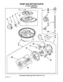 06 - Pump And Motor Parts parts for Kitchenaid Dishwasher KUDS40FVPA5 from AppliancePartsPros.com