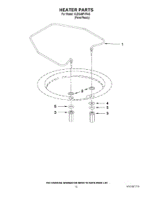 08 - Heater Parts parts for Kitchenaid Dishwasher KUDS40FVPA5 from AppliancePartsPros.com