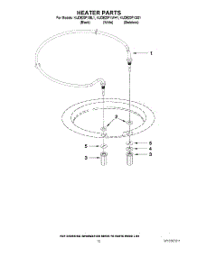 08 - Heater Parts parts for Kitchenaid Dishwasher KUDE20FXWH1 from AppliancePartsPros.com