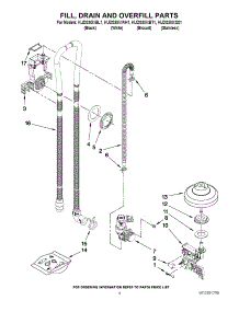 04 - Fill, Drain And Overfill Parts parts for Kitchenaid Dishwasher KUDS30IXSS1 from AppliancePartsPros.com