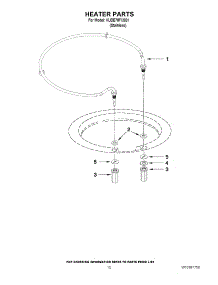 08 - Heater Parts parts for Kitchenaid Dishwasher KUDE70FXSS1 from AppliancePartsPros.com