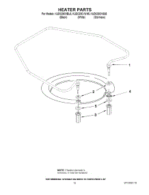 08 - Heater Parts parts for Kitchenaid Dishwasher KUDC20CVBL5 from AppliancePartsPros.com
