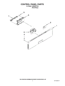 02 - Control Panel Parts parts for Kitchenaid Dishwasher KUDE40FXPA0 from AppliancePartsPros.com
