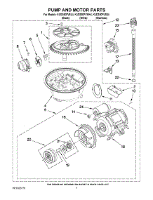 06 - Pump And Motor Parts parts for Kitchenaid Dishwasher KUDS50FVBL4 from AppliancePartsPros.com