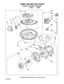 06 - Pump And Motor Parts parts for Kitchenaid Dishwasher KUDL03IVBL4 from AppliancePartsPros.com