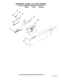02 - Control Panel Parts parts for Kitchenaid Dishwasher KUDS40CVSS4 from AppliancePartsPros.com