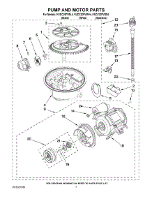 06 - Pump And Motor Parts parts for Kitchenaid Dishwasher KUDC20FVWH4 from AppliancePartsPros.com
