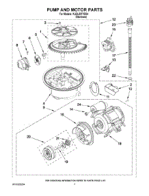 06 - Pump And Motor Parts parts for Kitchenaid Dishwasher KUDL03FVSS4 from AppliancePartsPros.com