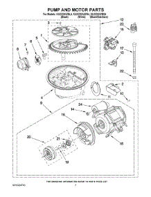 06 - Pump And Motor Parts parts for Kitchenaid Dishwasher KUDC03IVBL4 from AppliancePartsPros.com