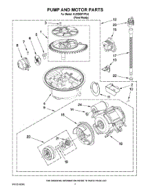 06 - Pump And Motor Parts parts for Kitchenaid Dishwasher KUDS50FVPA3 from AppliancePartsPros.com