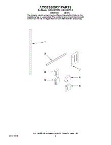 06 - Accessory Parts parts for Kitchenaid Dishwasher KUDH03DTBL3 from AppliancePartsPros.com