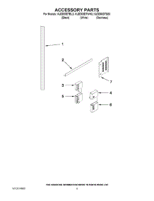 06 - Accessory Parts parts for Kitchenaid Dishwasher KUDD03DTSS3 from AppliancePartsPros.com