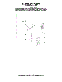 06 - Accessory Parts parts for Kitchenaid Dishwasher KUDD03STPA0 from AppliancePartsPros.com