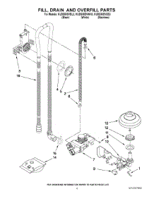 04 - Fill, Drain And Overfill Parts parts for Kitchenaid Dishwasher KUDS50SVSS3 from AppliancePartsPros.com